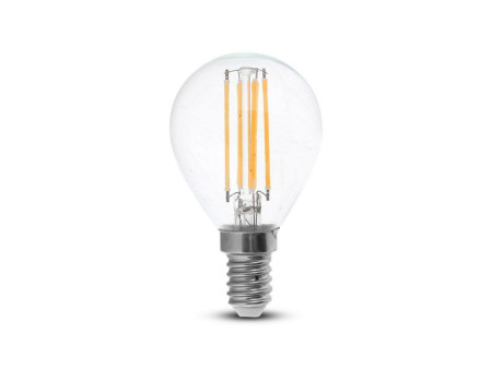 SKU 4426 VT-1996 V-TAC Lampadina LED E14 4W 100LM/W E14 P45 Filamento 6400K