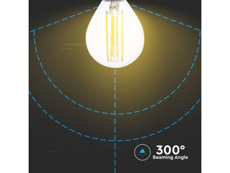 SKU 4426 VT-1996 V-TAC Lampadina LED E14 4W 100LM/W E14 P45 Filamento 6400K