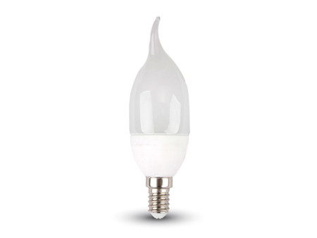 SKU 4353 VT-1855TP V-TAC Lampadina LED E14 6W Candela a Fiamma 6400K
