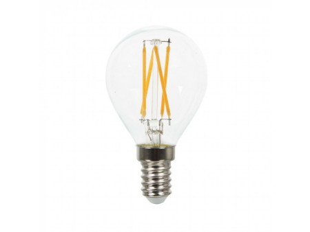 SKU 44251 VT-1996 V-TAC Lampadina LED E14 4W P45 Filamento Incrociato 4000K