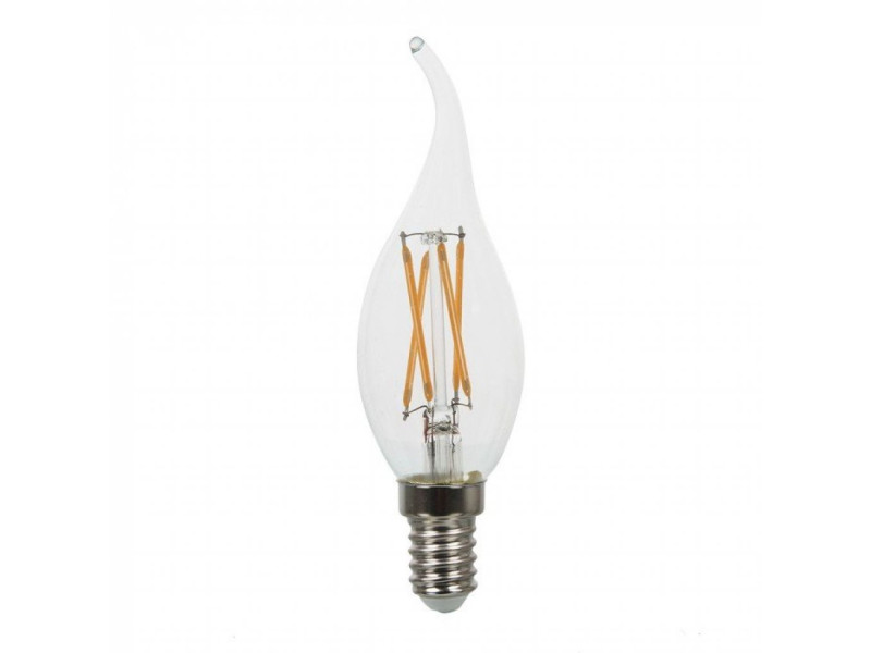 SKU 44291 VT-1997 V-TAC Lampadina LED E14 4W Candela a Fiamma Filamento 4000K