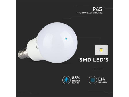 SKU 7489 VT-2236 V-TAC Lampadina LED E14 5,5W P45 4000K CRI95