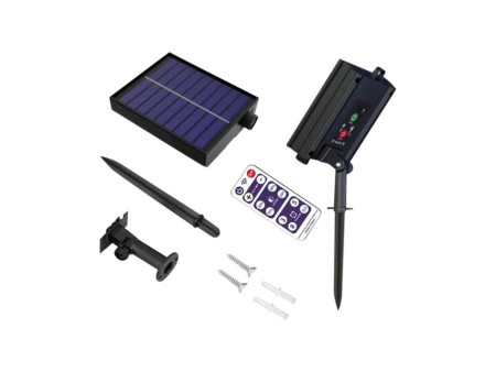 SKU 7804 VT-70512 V-TAC Catenaria LED Solare 12m con 10 Lampadine 0.5W con Telecomando 3000K IP44
