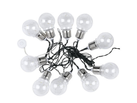 SKU 8559 VT-71010 V-TAC Catenaria LED Solare 5m per 10 Lampadine E27 IP44