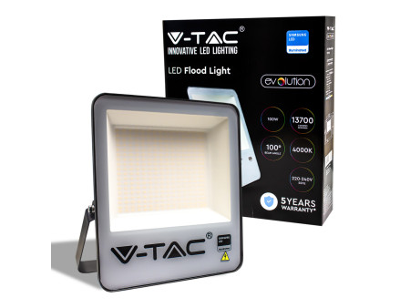 SKU 20406 VT-132 V-TAC PRO Faro LED SMD Chip Samsung 100W 137LM/W Nero 4000K IP65