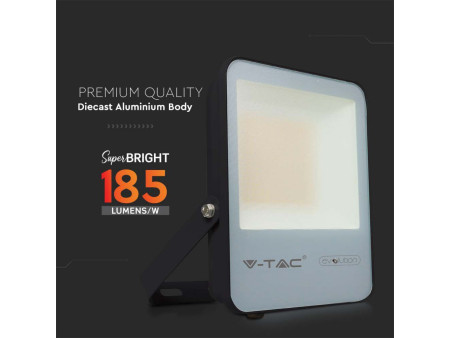 SKU 20454 VT-100185 V-TAC PRO Faro LED SMD Chip Samsung 100W 185LM/W Nero 6500K IP65