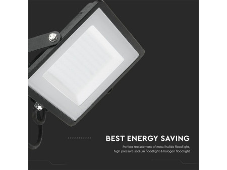 SKU 21413 VT-100-B V-TAC PRO Faro LED SMD Chip Samsung 100W Nero 4000K IP65