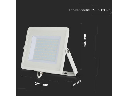 SKU 21417 VT-100-W V-TAC PRO Faro LED SMD Chip Samsung 100W Bianco 6500K IP65