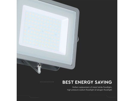 SKU 21473 VT-100-G V-TAC PRO Faro LED SMD Chip Samsung 100W E-Series G2 Grigio 4000K IP65