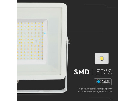 SKU 21768 VT-106-W V-TAC PRO Faro LED SMD Chip Samsung 100W 115LM/W Bianco 4000K IP65