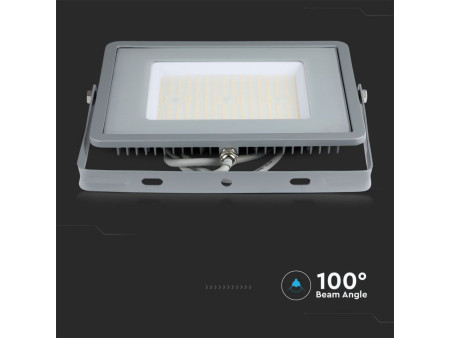 SKU 21770 VT-106-G V-TAC PRO Faro LED SMD Chip Samsung 100W 115LM/W Grigio 4000K IP65