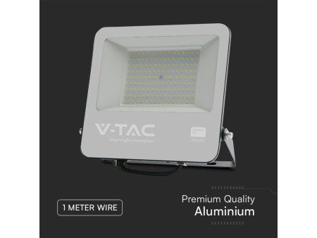 SKU 23441 VT-44104 V-TAC PRO Faro LED SMD Chip Samsung 100W Cavo 1m Nero 6500K IP65