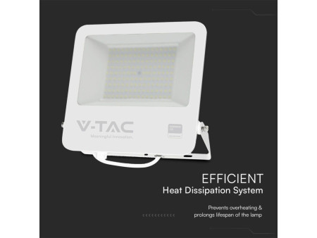 SKU 23443 VT-44104 V-TAC PRO Faro LED SMD Chip Samsung 100W Cavo 1m Bianco 6500K IP65