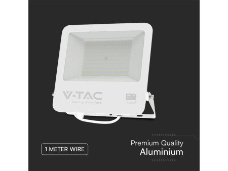 SKU 23442 VT-44104 V-TAC PRO Faro LED SMD Chip Samsung 100W Cavo 1m Bianco 4000K IP65