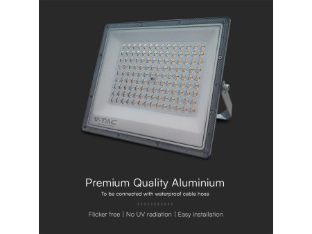 SKU 23615 VT-44100 V-TAC Faro LED SMD 100W con Driver Integrato LED Sostituibili Grigio Scuro CCT IP65