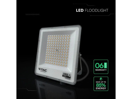 SKU 240716 VT-44110CCT V-TAC PRO Faro LED SMD Chip CREE 100W Driver Integrato Nero CCT IP65