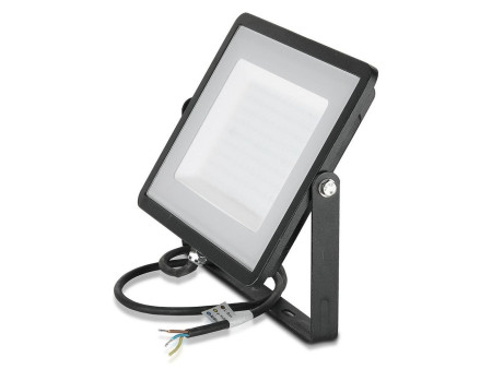 SKU 414 VT-100-B  V-TAC PRO Faro LED SMD Chip Samsung 100W Nero 6400K IP65