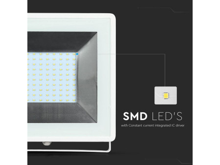 SKU 5967 VT-40101 V-TAC Faro LED SMD 100W E-Series Bianco 3000K IP65