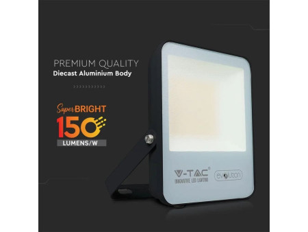SKU 5997 VT-49161 V-TAC Faro LED SMD 100W 150LM/W Nero 3000K IP65