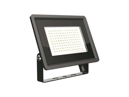 SKU 6723 VT-49104 V-TAC Faro LED SMD 100W F-Series con Driver IC Integrato Nero 6400K IP65