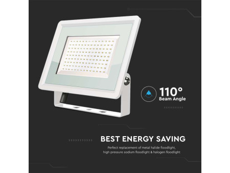 SKU 6724 VT-49104 V-TAC Faro LED SMD 100W F-Series con Driver IC Integrato Bianco 3000K IP65