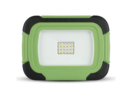 SKU 20038 VT-11-R V-TAC PRO Faro LED Chip Samsung 10W Ricaricabile con USB 4000K IP44