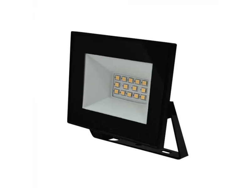 SKU 23972 VT-44012 V-TAC Faro LED SMD 10W Slim E-Series con Driver Integrato Nero 4000K IP65