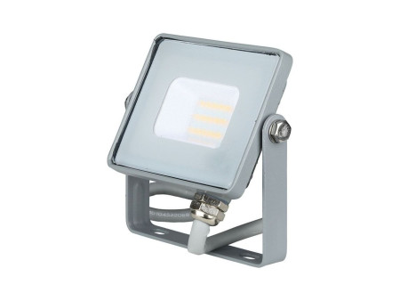 SKU 432 VT-10-G V-TAC PRO Faro LED SMD Chip Samsung 10W Grigio 6400K IP65