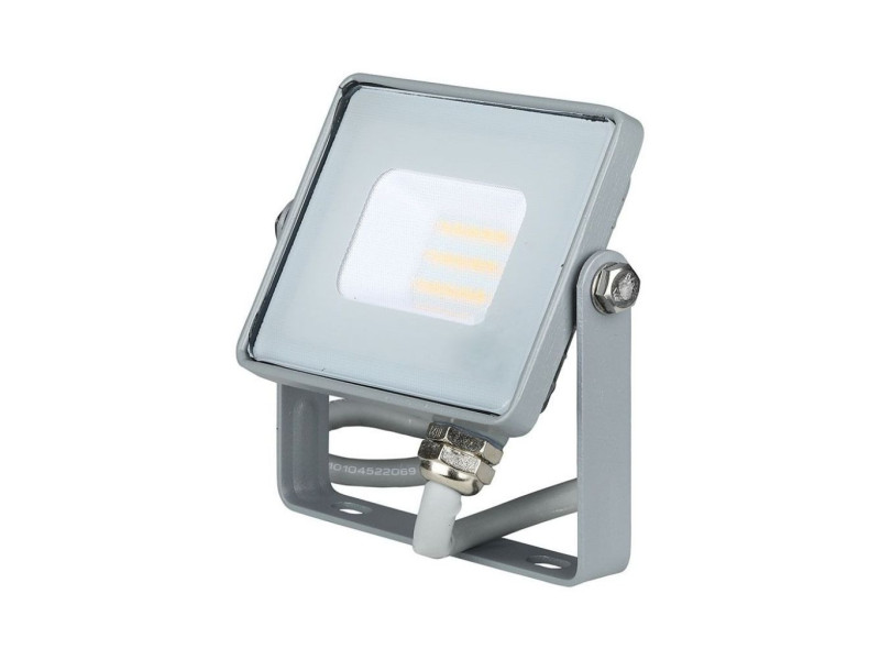 SKU 432 VT-10-G V-TAC PRO Faro LED SMD Chip Samsung 10W Grigio 6400K IP65