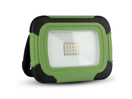 SKU 503 VT-10-R V-TAC PRO Faro LED SMD Chip Samsung 10W Ricaricabile con USB 6400K IP44