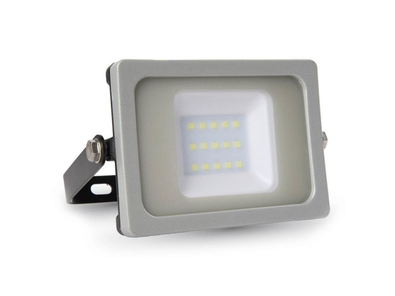 SKU 5774 VT-4810 V-TAC Faro LED SMD 10W Nero e Grigio 3000K IP65