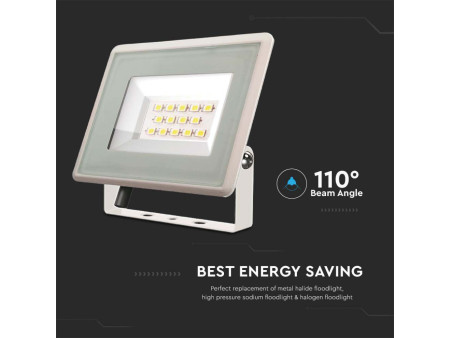 SKU 6731 VT-4914-W V-TAC Faro LED SMD 10W F-Series Driver Integrato Bianco 4000K IP65
