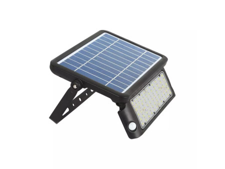 SKU 9869 VT-787-10 V-TAC Faro LED Solare 10W con Sensore PIR e Crepuscolare 4000K