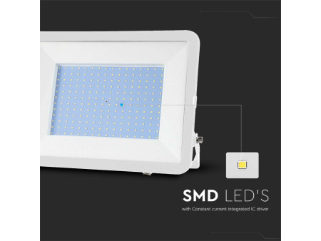 SKU 10029 VT-44206 V-TAC PRO Faro LED SMD Chip Samsung 200W Bianco 4000K IP65