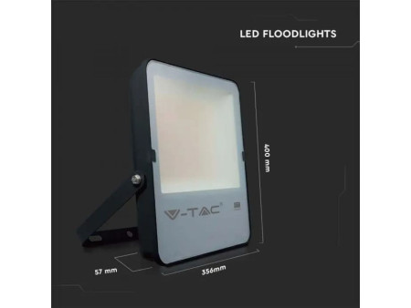 SKU 20411 VT-302 V-TAC PRO Faro LED SMD Chip Samsung 200W 137LM/W Nero 6500K IP65