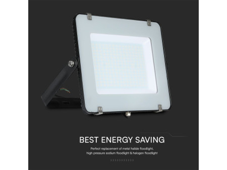 SKU 21418 VT-200 V-TAC PRO Faro LED SMD Chip Samsung 200W Cavo 1m Nero 4000K IP65