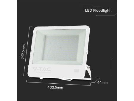 SKU 23603 VT-44204 V-TAC PRO Faro LED SMD Chip Samsung 200W Cavo 1m Bianco 6500K IP65