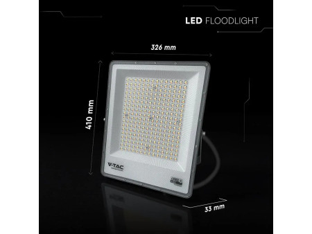 SKU 240706 VT-44209CCT V-TAC PRO Faro LED SMD Chip CREE 200W Driver Integrato Nero CCT IP65