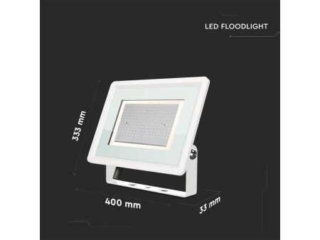 SKU 6736 VT-49204 V-TAC Faro LED SMD 200W F-Series con Driver IC Integrato Bianco 6500K IP65