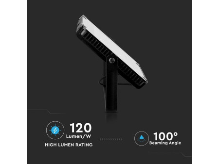 SKU 779 VT-206-B V-TAC PRO Faro LED SMD Chip Samsung 200W 120LM/W Nero 6400K IP65