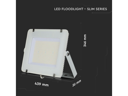 SKU 788 VT-206-W V-TAC PRO Faro LED SMD Chip Samsung 200W 120LM/W Bianco 6400K IP65