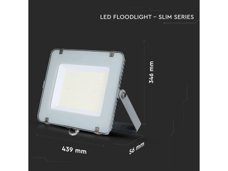 SKU 789 VT-206-G V-TAC PRO Faro LED SMD Chip Samsung 200W 120LM/W Grigio 4000K IP65