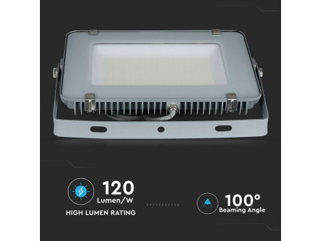 SKU 789 VT-206-G V-TAC PRO Faro LED SMD Chip Samsung 200W 120LM/W Grigio 4000K IP65