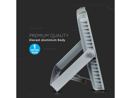 SKU 790 VT-206-G V-TAC PRO Faro LED SMD Chip Samsung 200W 120LM/W Grigio 6400K IP65