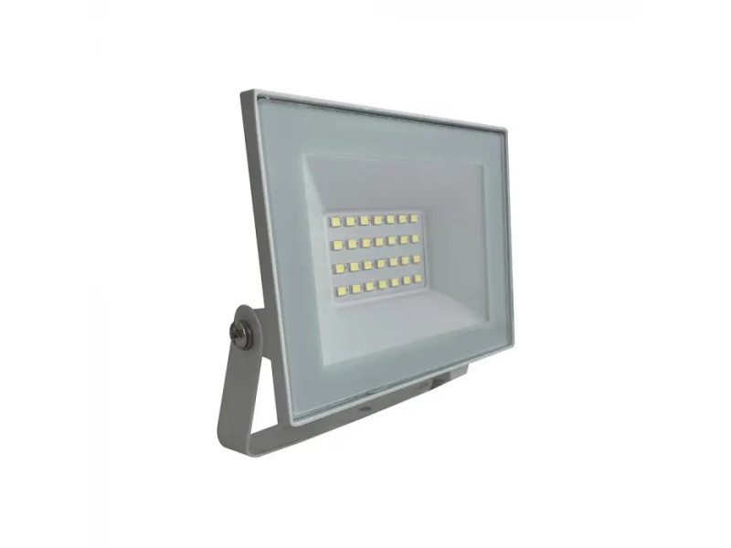 SKU 23985 VT-44022 V-TAC Faro LED SMD 20W Slim E-Series con Driver Integrato Bianco 6500K IP65