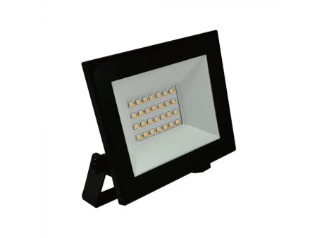 SKU 23984 VT-44022 V-TAC Faro LED SMD 20W Slim E-Series con Driver Integrato Nero 4000K IP65
