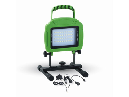 SKU 5692 VT-4822 V-TAC Faro LED SMD 20W Ricaricabile a Batteria Verde 4000K IP65