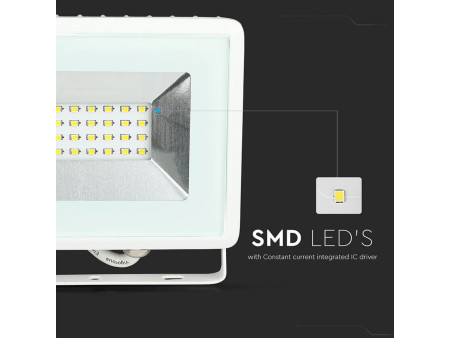 SKU 5950 VT-4021-W V-TAC Faro LED SMD 20W E-Series Bianco 4000K IP65