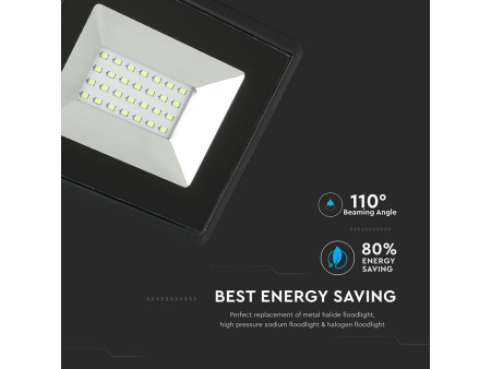 SKU 5991 VT-4021-G V-TAC Faro LED SMD 20W E-Series Verde IP65