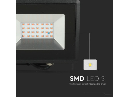 SKU 5992 VT-4021-R V-TAC Faro LED SMD 20W E-Series Rosso IP65
